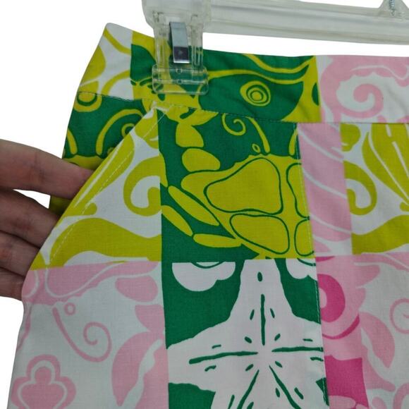 Vintage Lilly Pulitzer Skort Skirt Size 4 Beach Coastal Pocket Pickleball Tennis - Picture 2 of 11